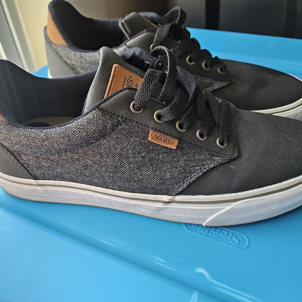 Vans Black and Brown Men's Sneakers - Picture 8 of 13